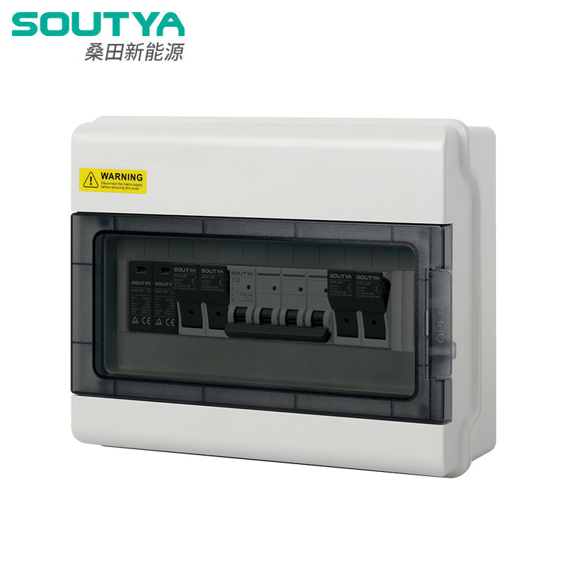 Kotak Penggabung DC 1000V tipe MCB 2 In 1 Out